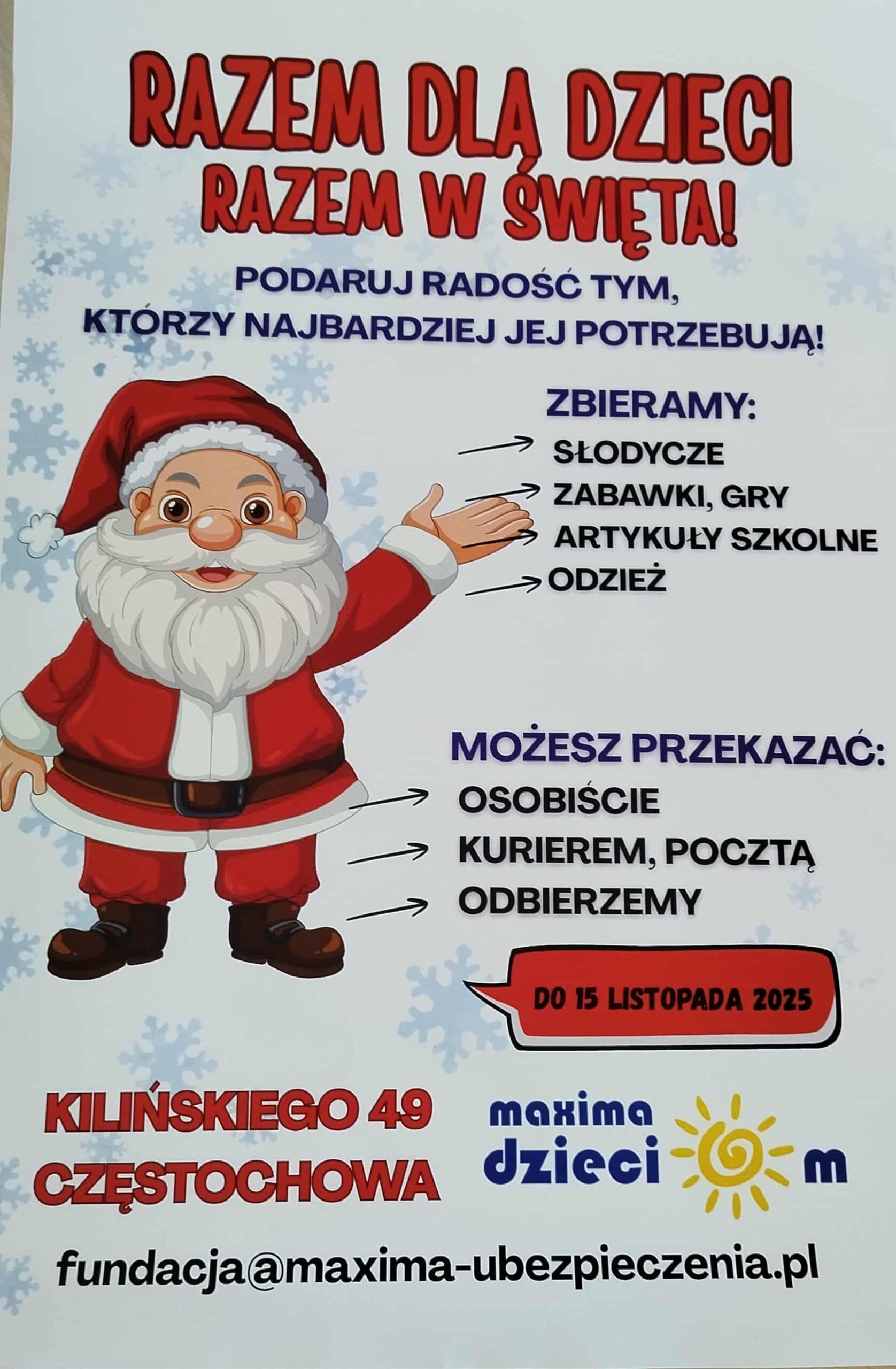 Akcja Maxima dzieciom