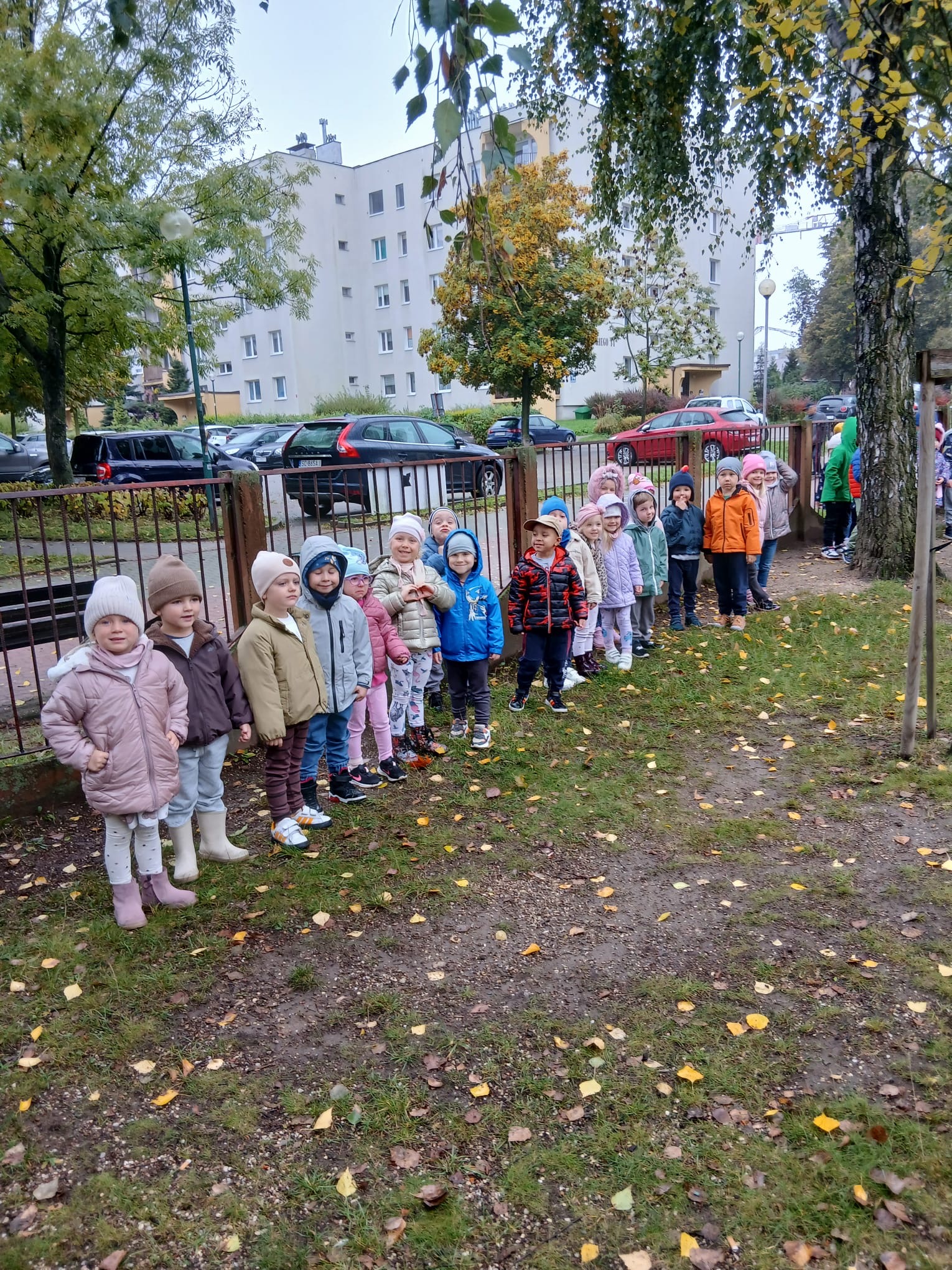 Próbna ewakuacja przeciwpożarowa.