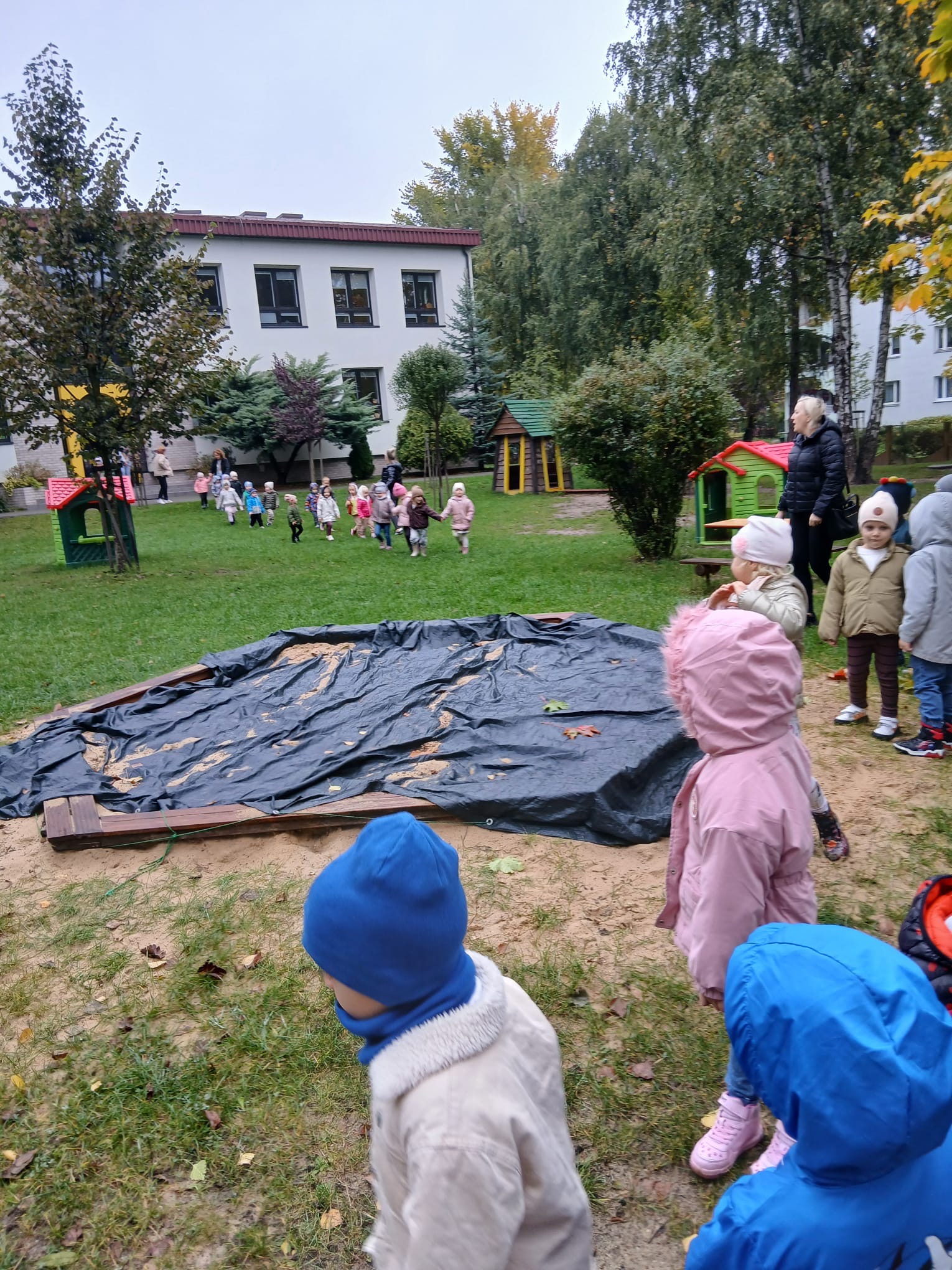 Próbna ewakuacja przeciwpożarowa.