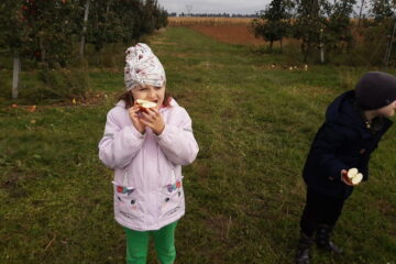 wycieczka do sadu powitanie pani jesieni w języku angielskim
