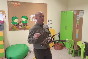 Spotkanie z Leśnikiem w ramach Projektu "Zrównoważony Rozwój"