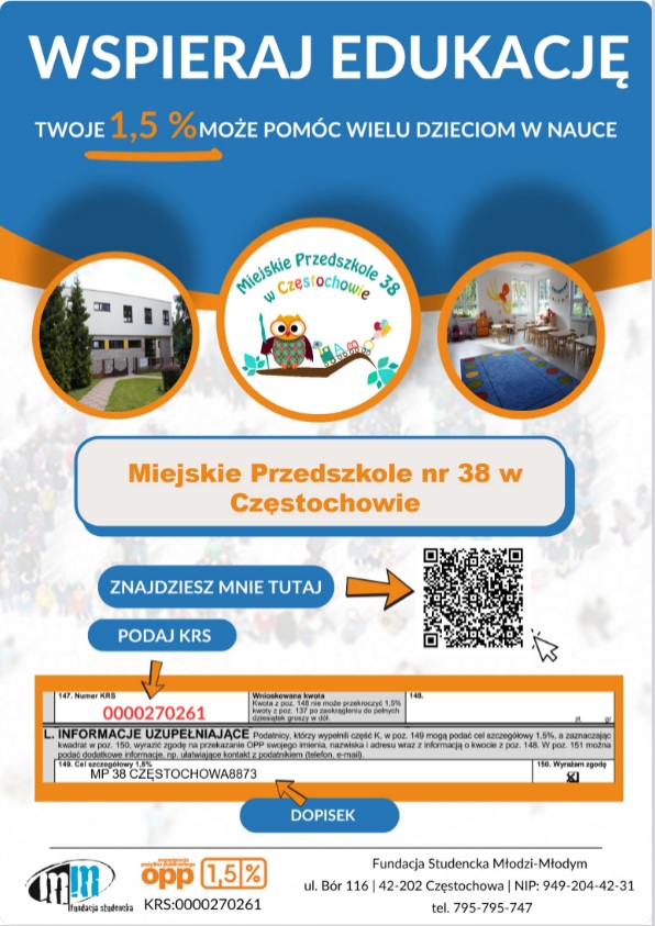 1,5% dla przedszkola