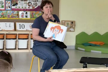 Zajęcia z psem Amirą