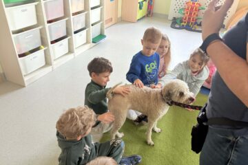 Zajęcia z psem Amirą
