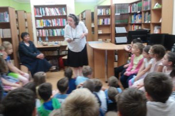 Spotkanie w Bibliotece z autorką książek dla dzieci z Panią Renatą Piątek
