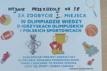 Olimpijskie zmagania przedszkolaków nasza reprezentacja