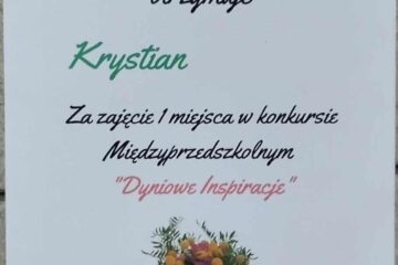 I miejsce w Konkursie